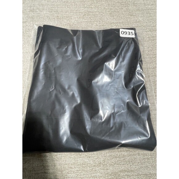 Thalian Women's Black Skirt Size 6 Pencil Pleated Hem Long Dress - Picture 12 of 12